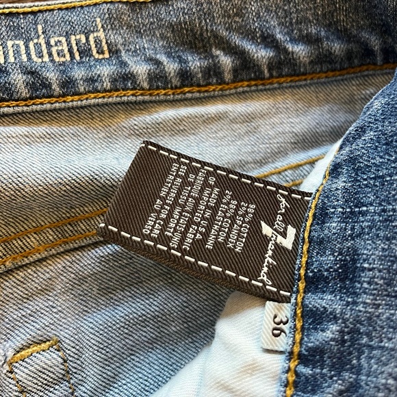 7 for all mankind Jeans Standard style Blue Denim - Picture 7 of 8
